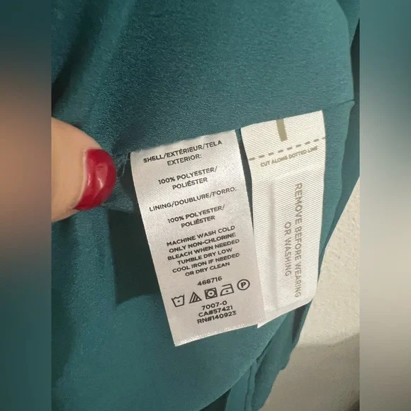 LOFT Women's Lace Trim Flounce Dress Size Medium NWT - Picture 8 of 10